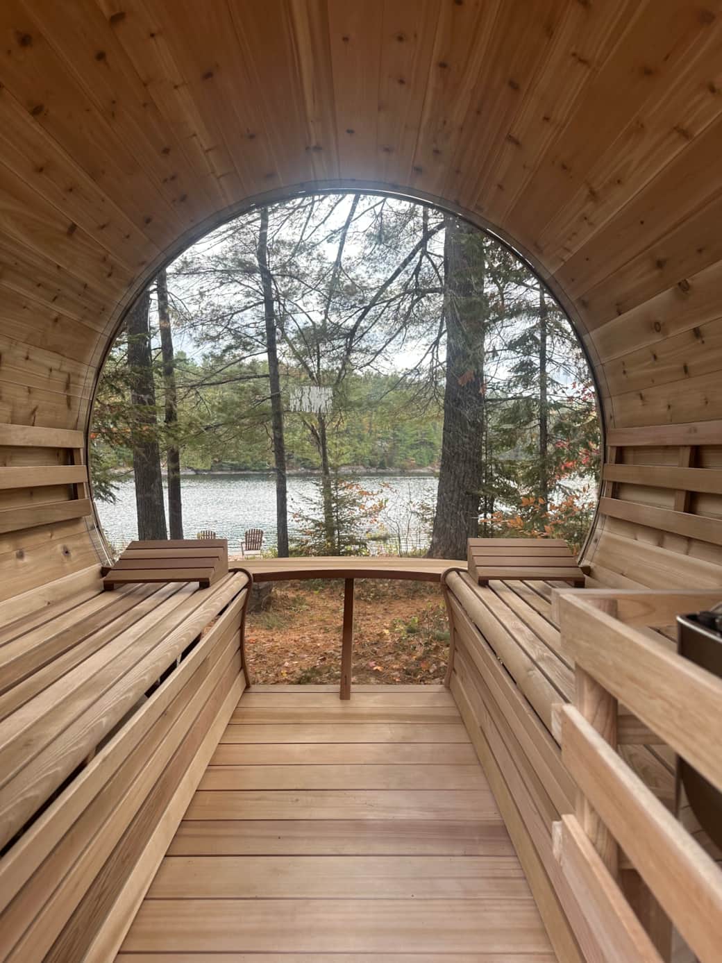 Fish eye Sauna