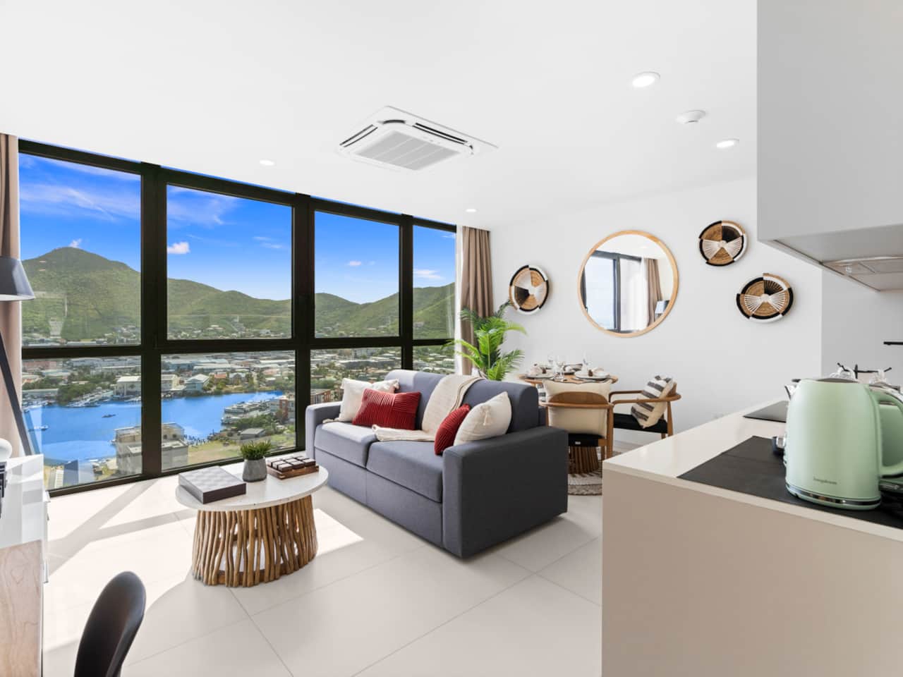 Living Room + Kitchen