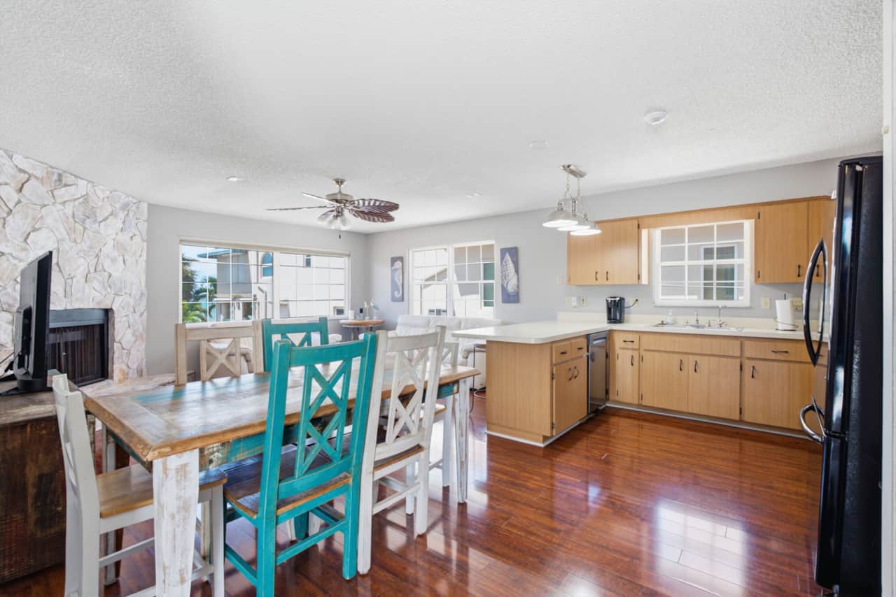 Upstairs Kitchen and Living Space