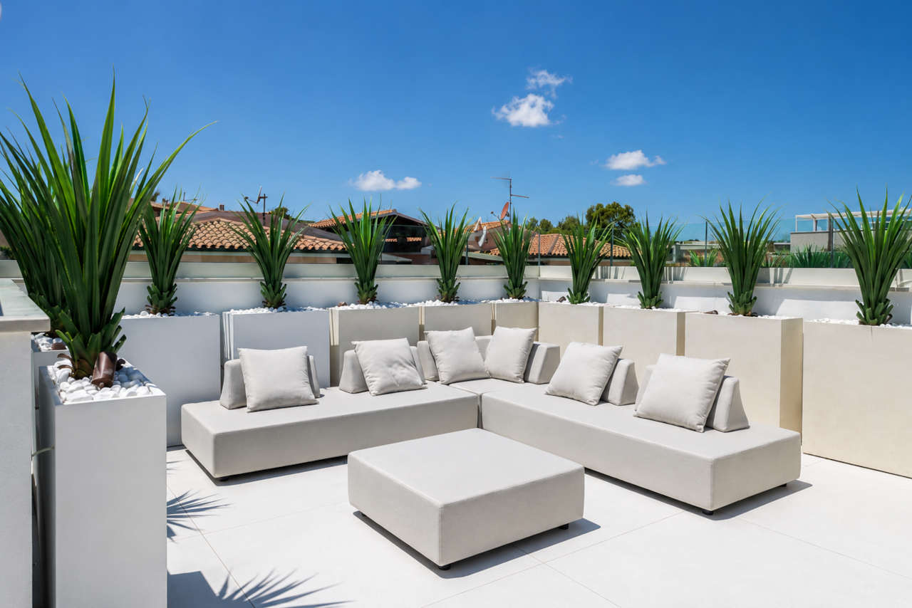 Azulis villas aramis golfo aranci rooftop terrace lounge