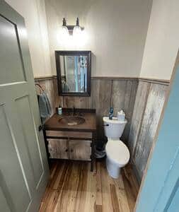 Main floor powder room