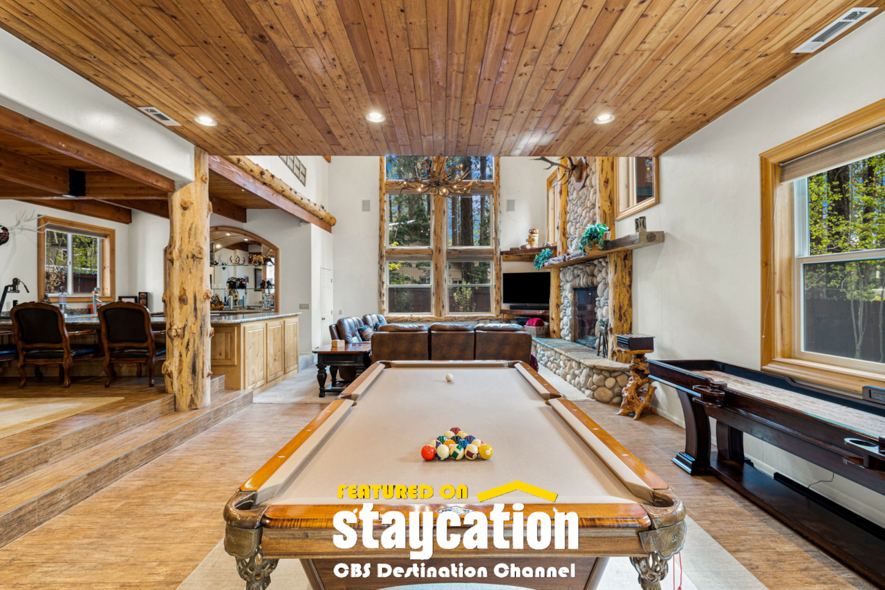Enjoy pool shuffleboard central to the sit down bar