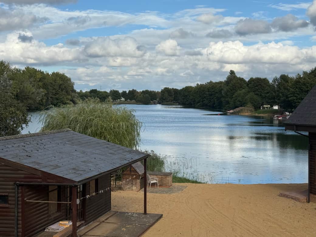 Lake views from the balcony