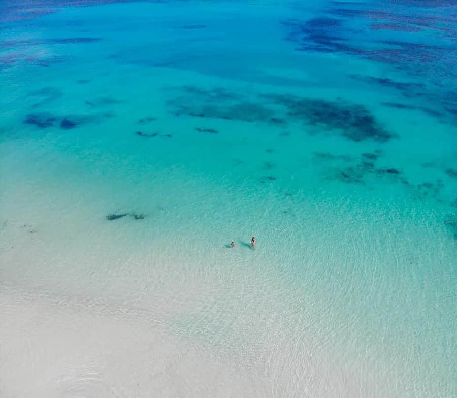 Shallow turquoise waters at Xpu-Ha
