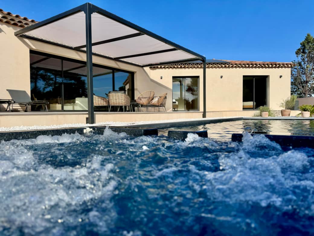 Villa Solea vu depuis le spa