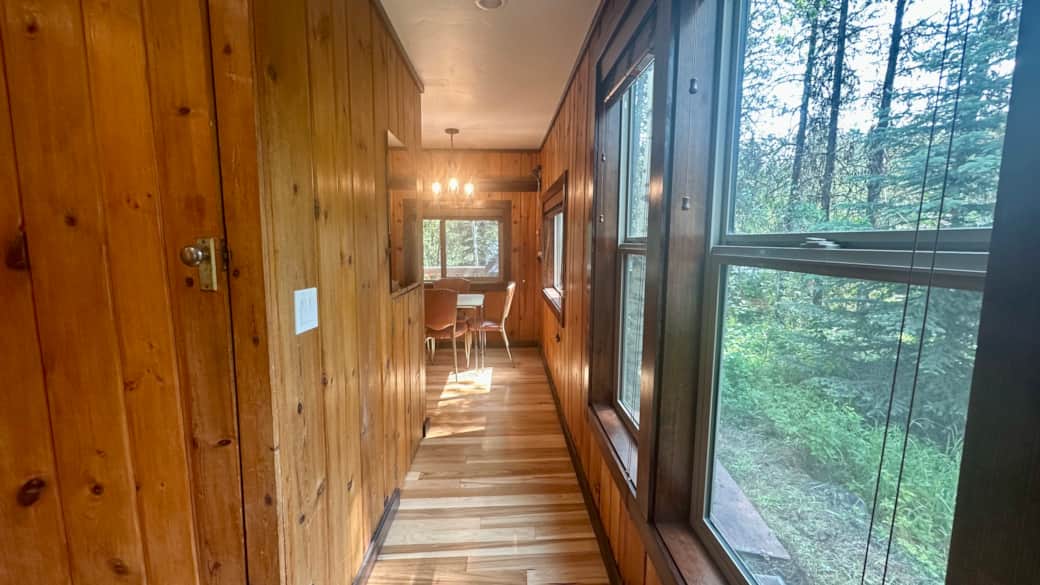Door entry for loft/Hallway to kitchen  