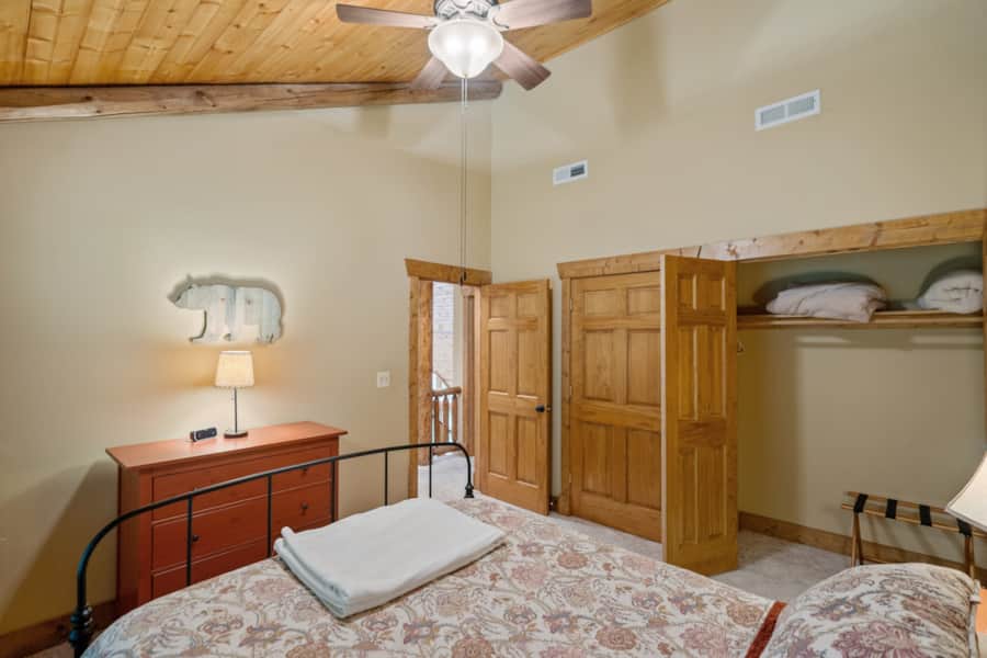 Upstairs queen bedroom