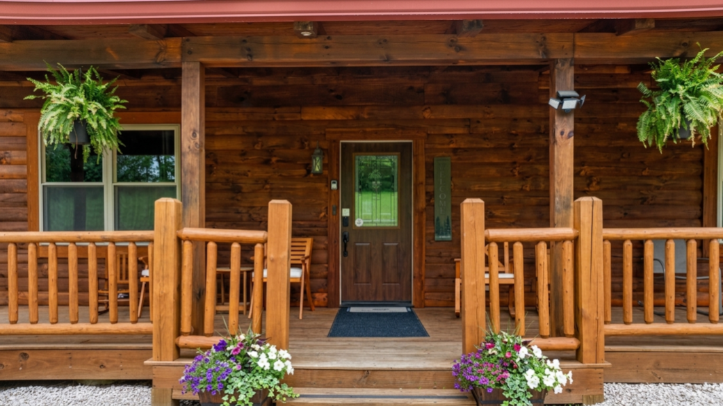 Front Door at Rustic Ridge Lodge