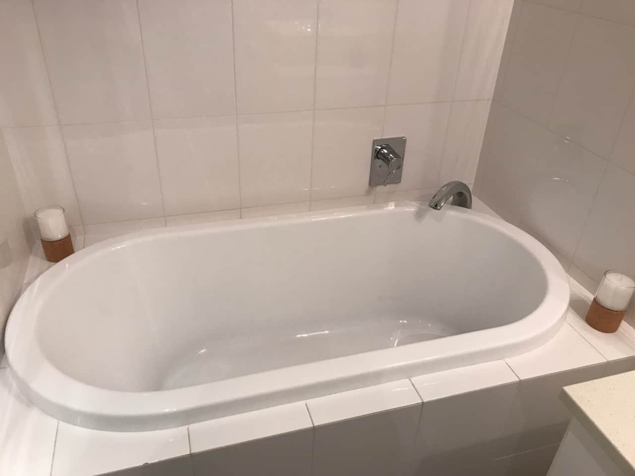 Why not relax in a deep bath