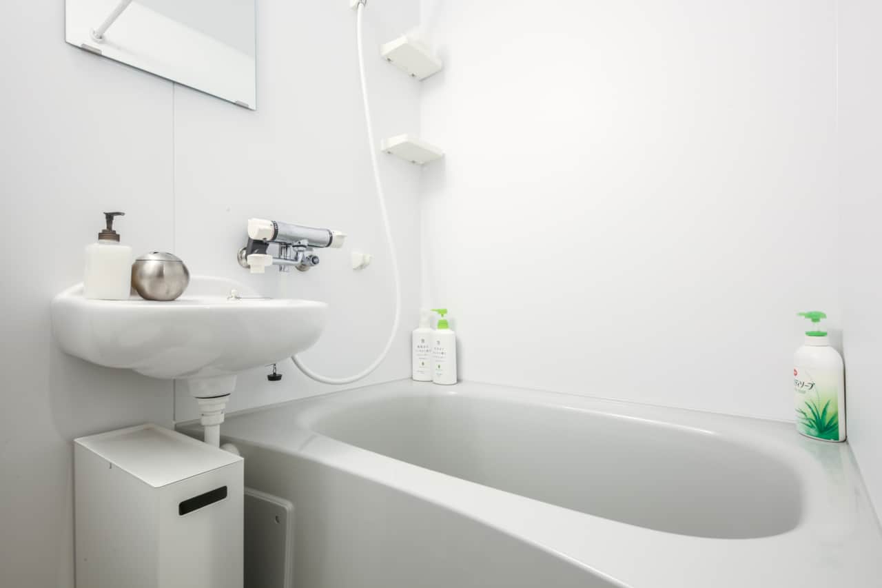 Take time to unwind with a deep soak in your private bath, complete with complimentary bath products