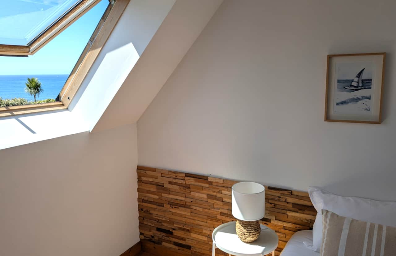 Listening to the sound of waves from your room