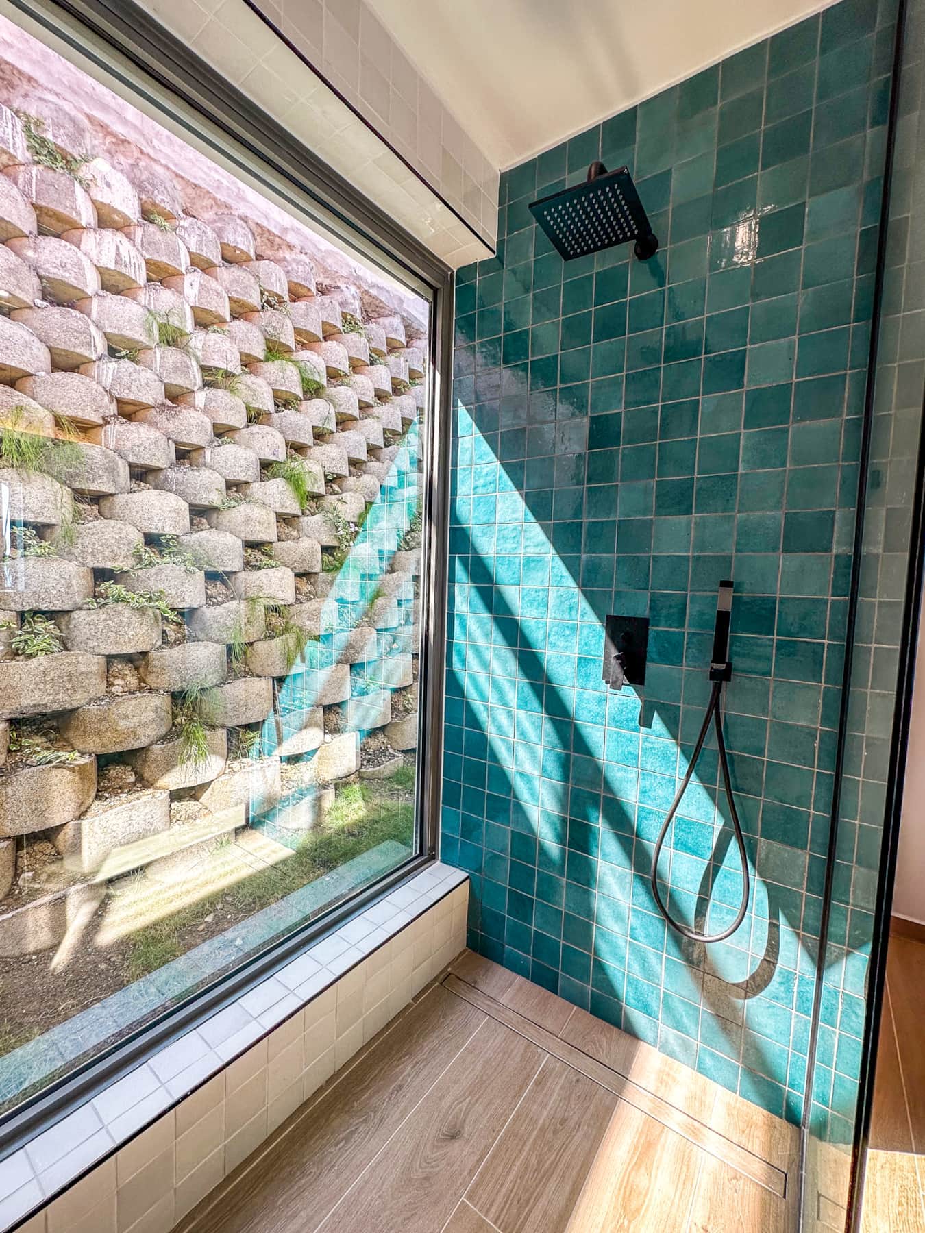 Salle de bain avec vue