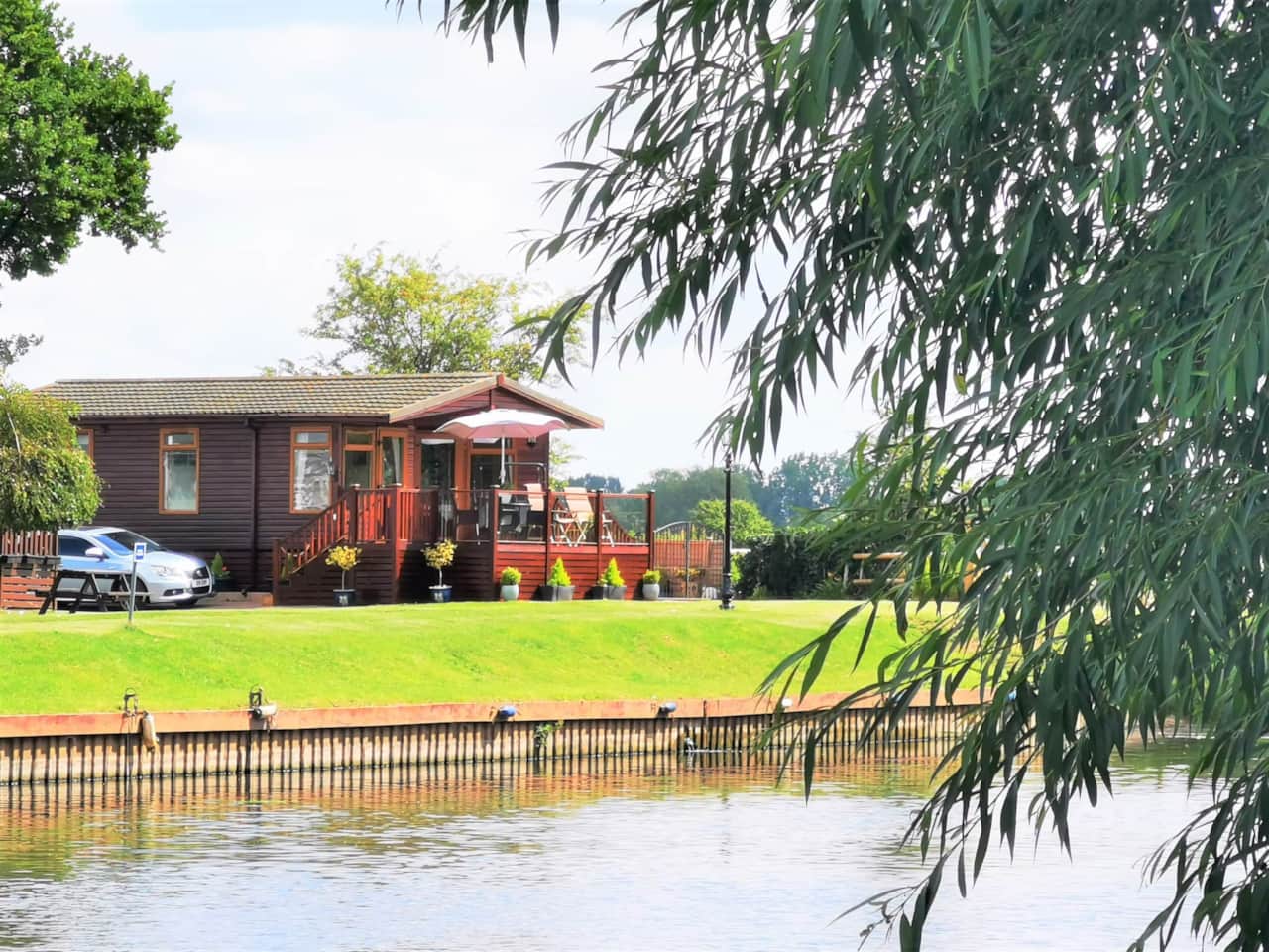 View of the Lodge and the River