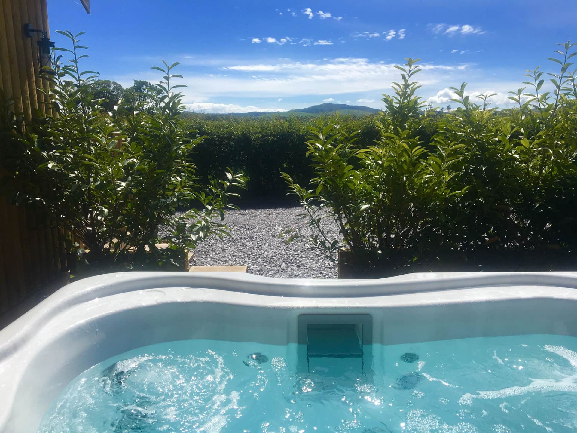 Sunset Cabin Log Cabin Private Hot tub North Wales Cabin in Mold