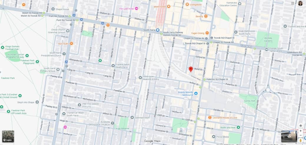 Map of the property location