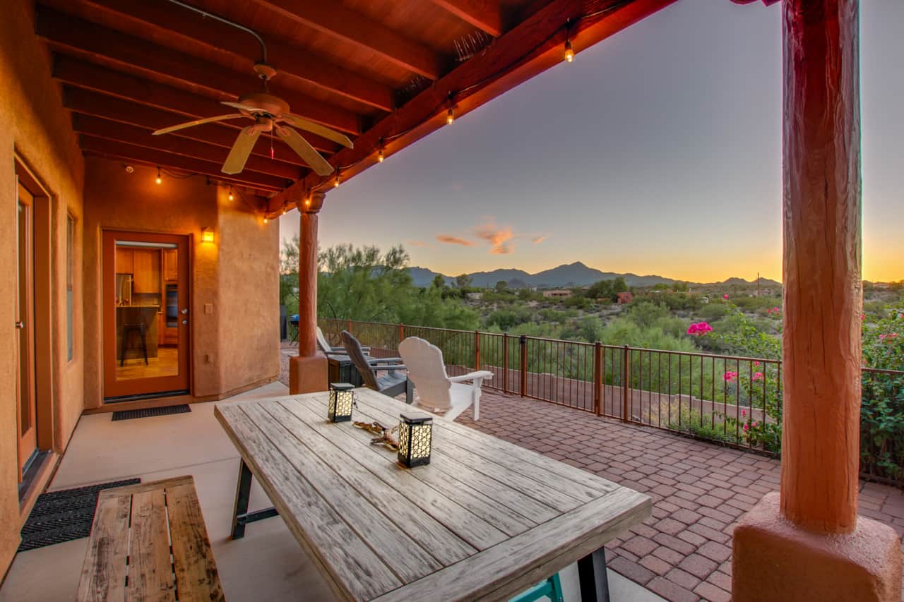 Side patio