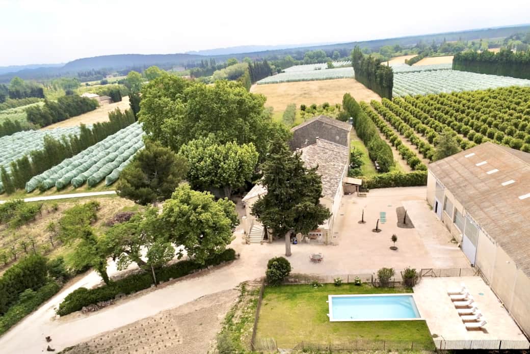 Maison poumo gite padel prive piscine provence isle sur la sorgue
