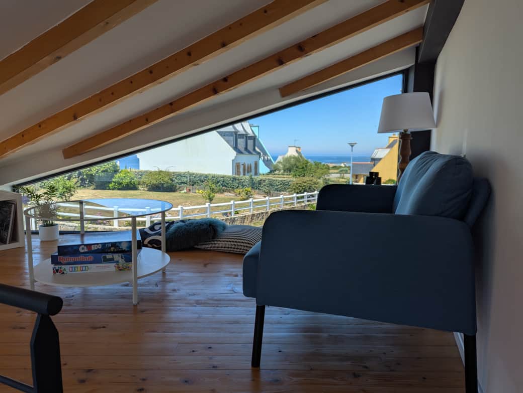 Mezzanine avec vue mer