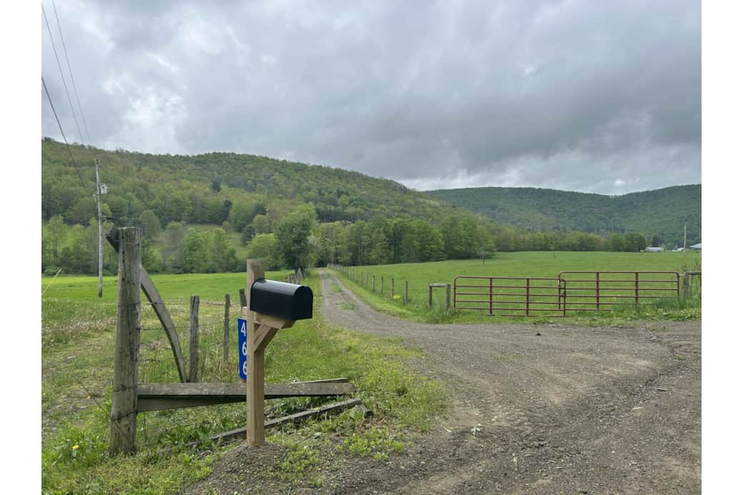 Plank Road Retreat Driveway, the home is not visible from the road. AWD/4WD recommended year-round. 