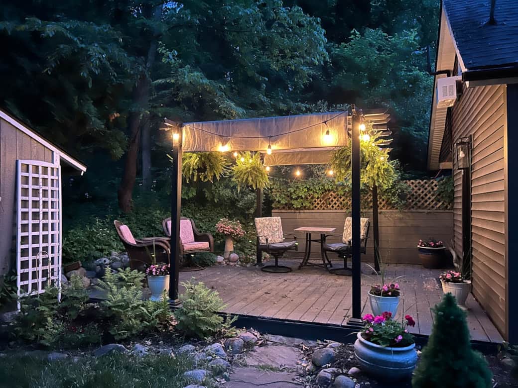 Patio at Night Patio at Night