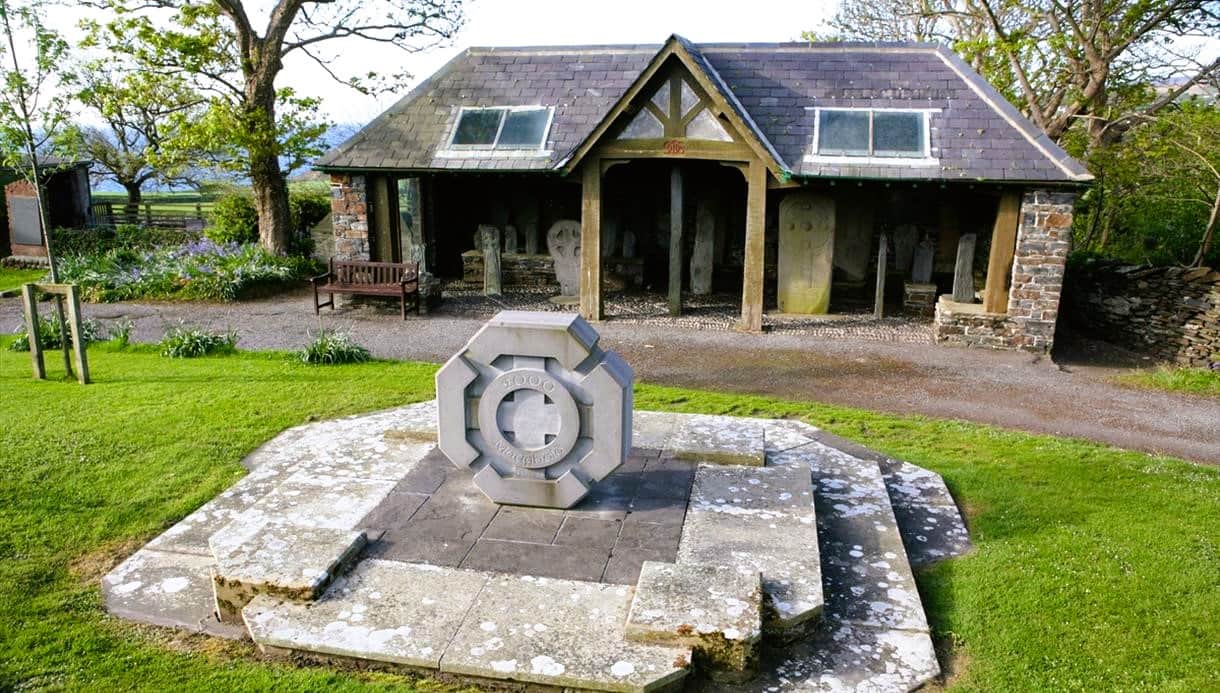Manx Cross featuring Norse carvings on the Isle of Man (Visit Isle of Man)
