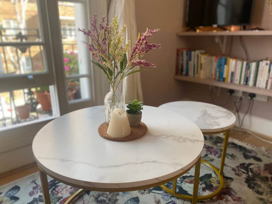 Relax with coffee on the terrace in a chic central London flat – perfect for a city break Relax with coffee on the terrace in a chic central London flat – perfect for a city break