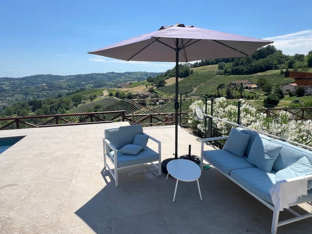 View at the pool area