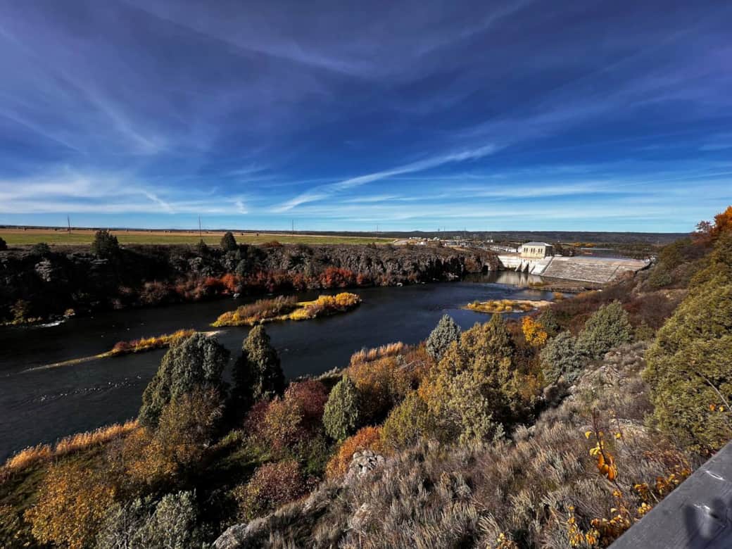 Enjoy the Fall colors from the lower deck