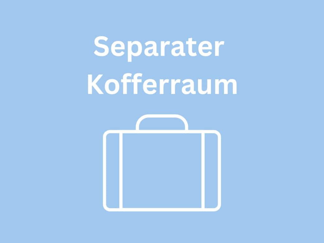 Separater Kofferraum 