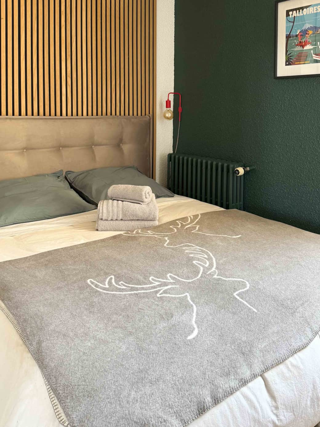 La chambre, refuge calme et  confortable