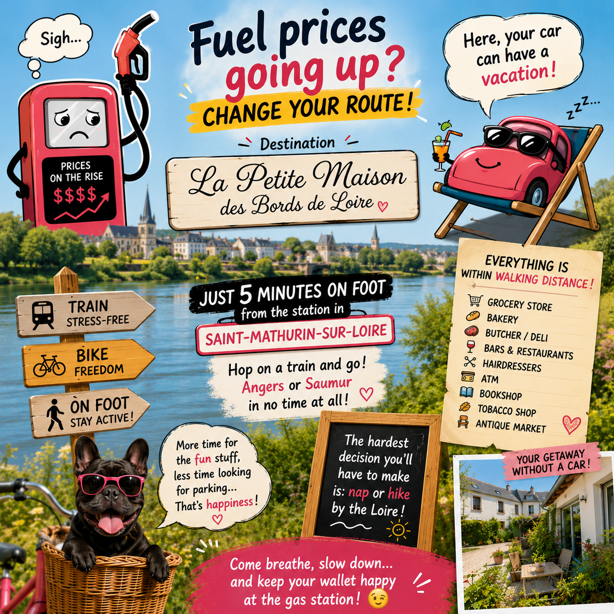 drop off the car with the fuel price increase !