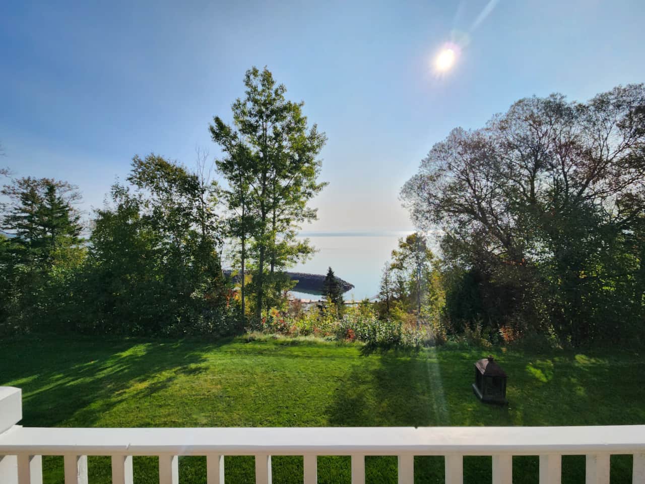 Terrain et vue sur le fleuve
