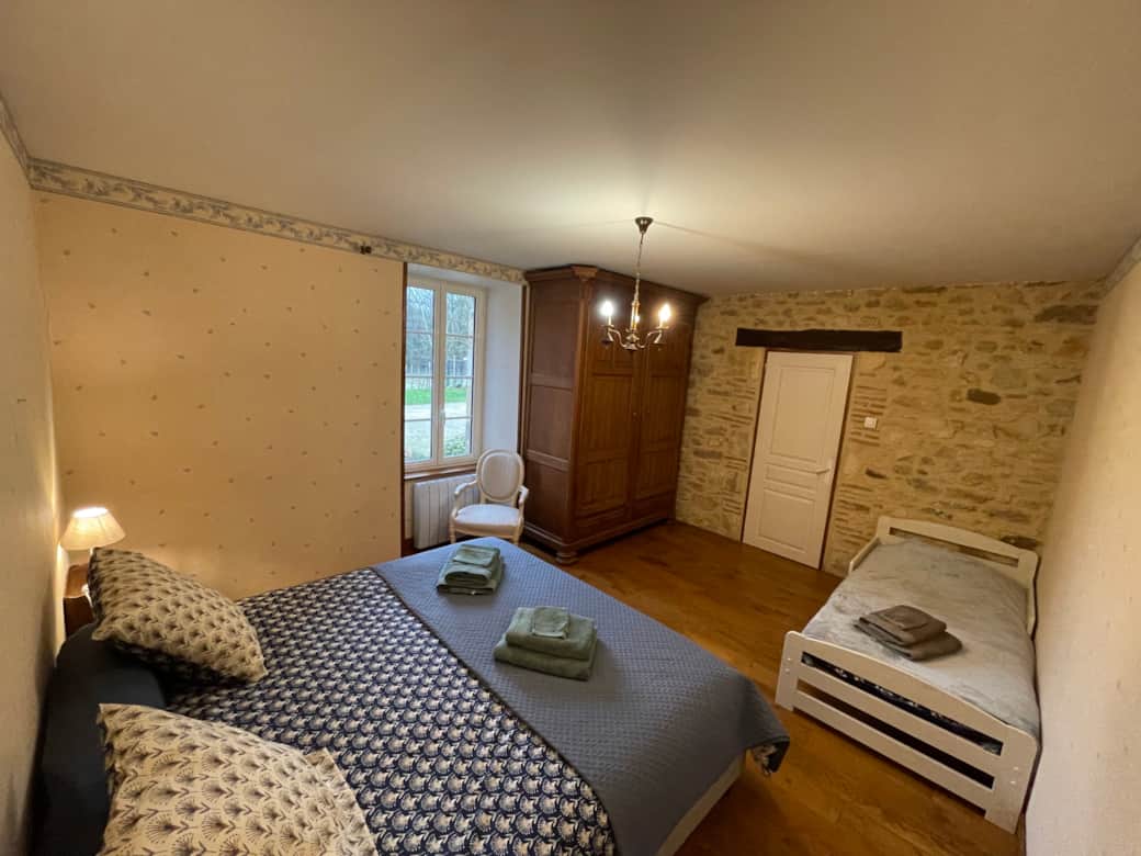 Chambre bleue 