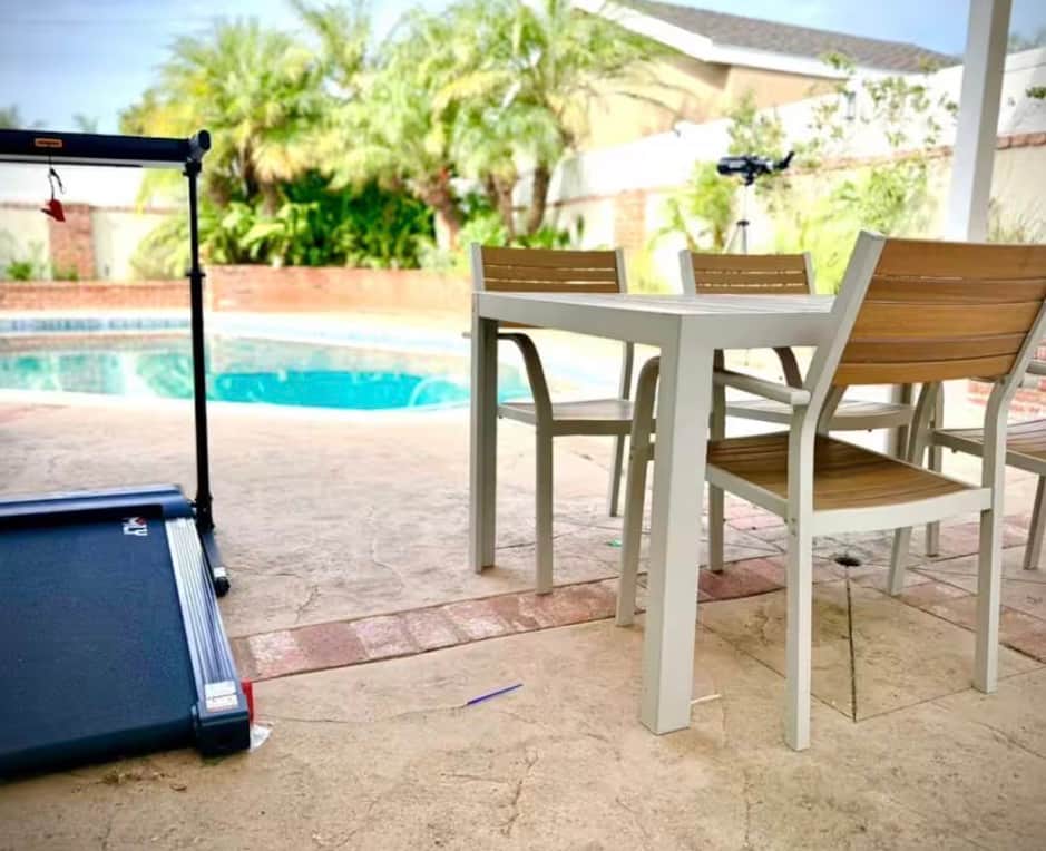 Back Yard with Swimming Pool