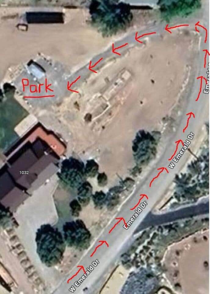 Direction to parking