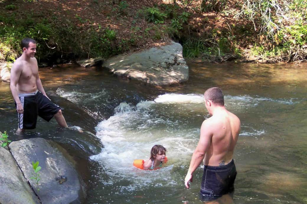 Play in the river