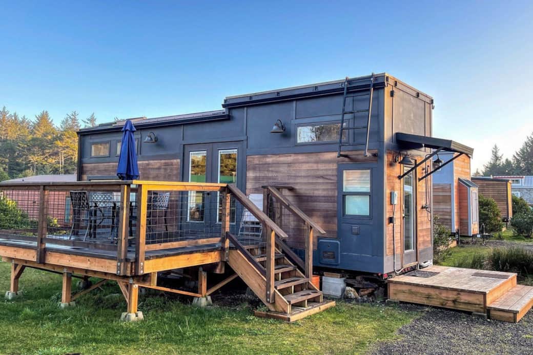 Enjoy the huge deck