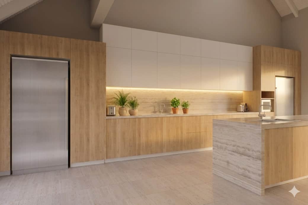 Chef's kitchen and pantry at Miara Oasis, Casa de Campo