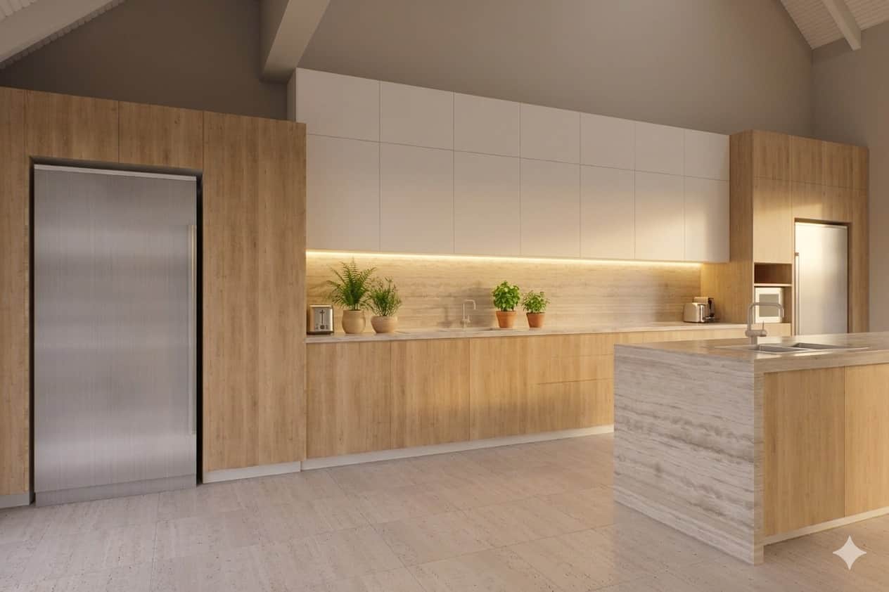 Chef's kitchen and pantry at Miara Oasis, Casa de Campo
