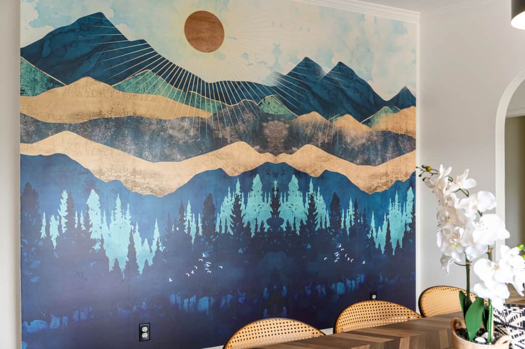 Mountain Accent Wall