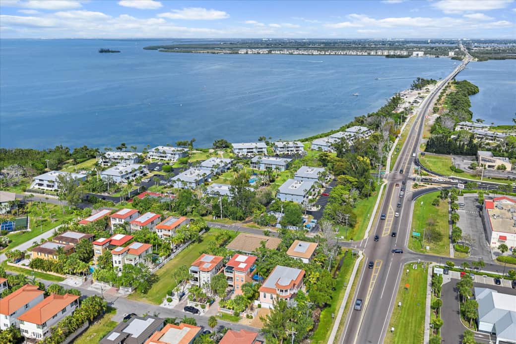 Aerial view from Manatee Ave./Bridge