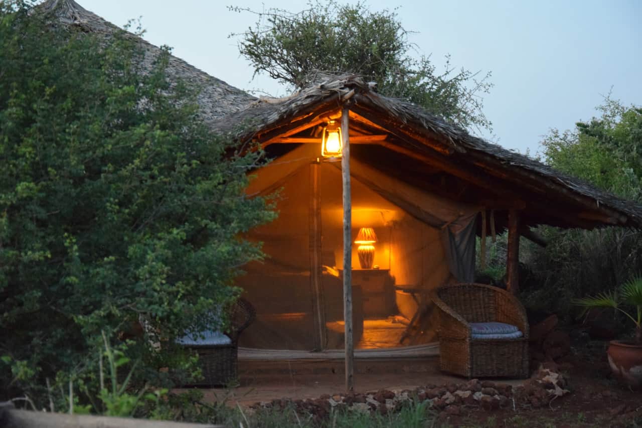 Lower camp tent