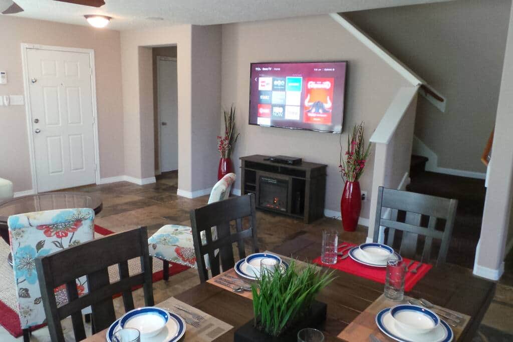 Living Room open to Dining 