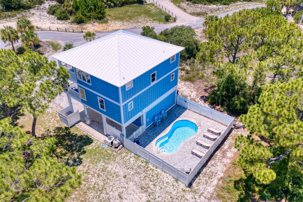 Aerial view of Ooh-Rah Beach