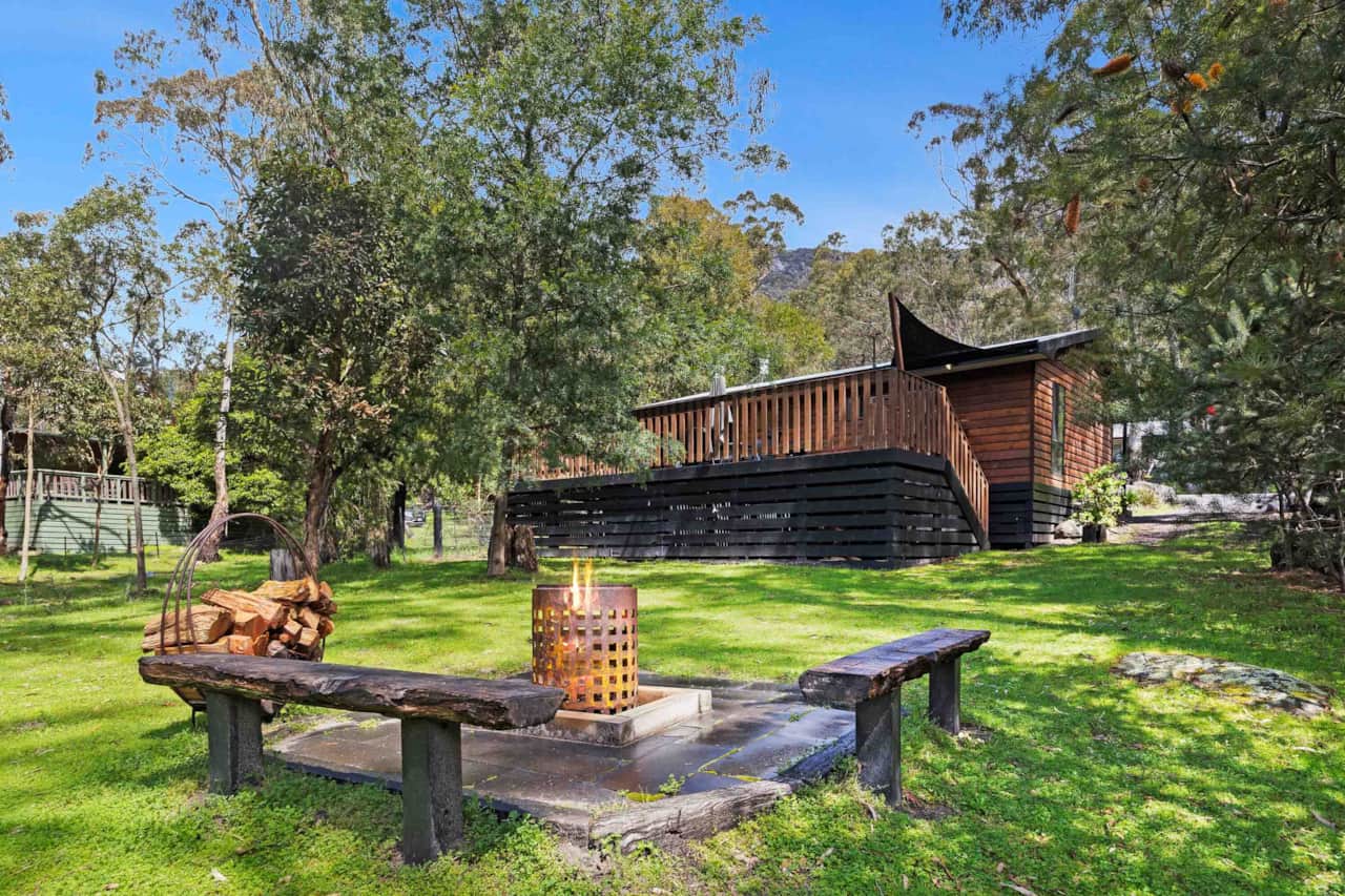 Step into our charming rear outdoor sanctuary.