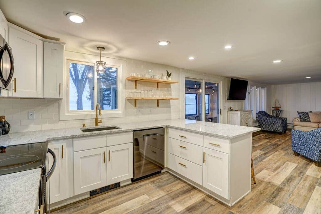 Open  concept, kitchen living room