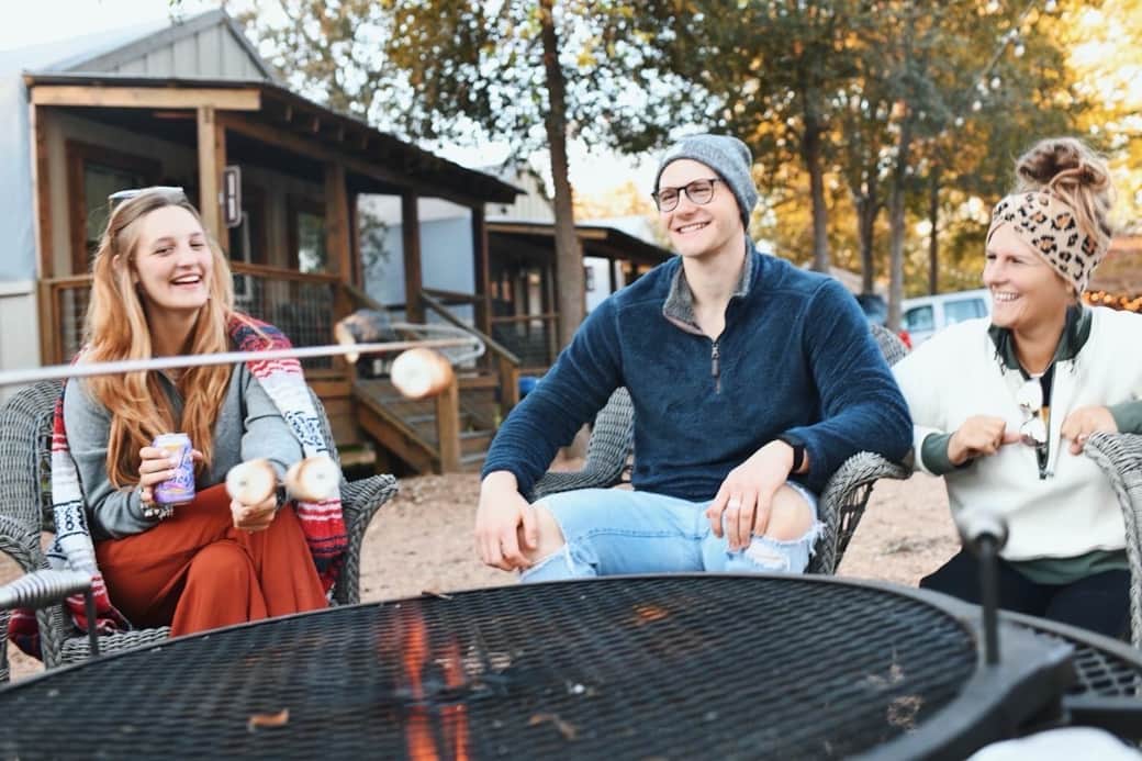 Relax, hangout, and roast some s'mores by our firepits! Relax, hangout, and roast some s'mores by our firepits!