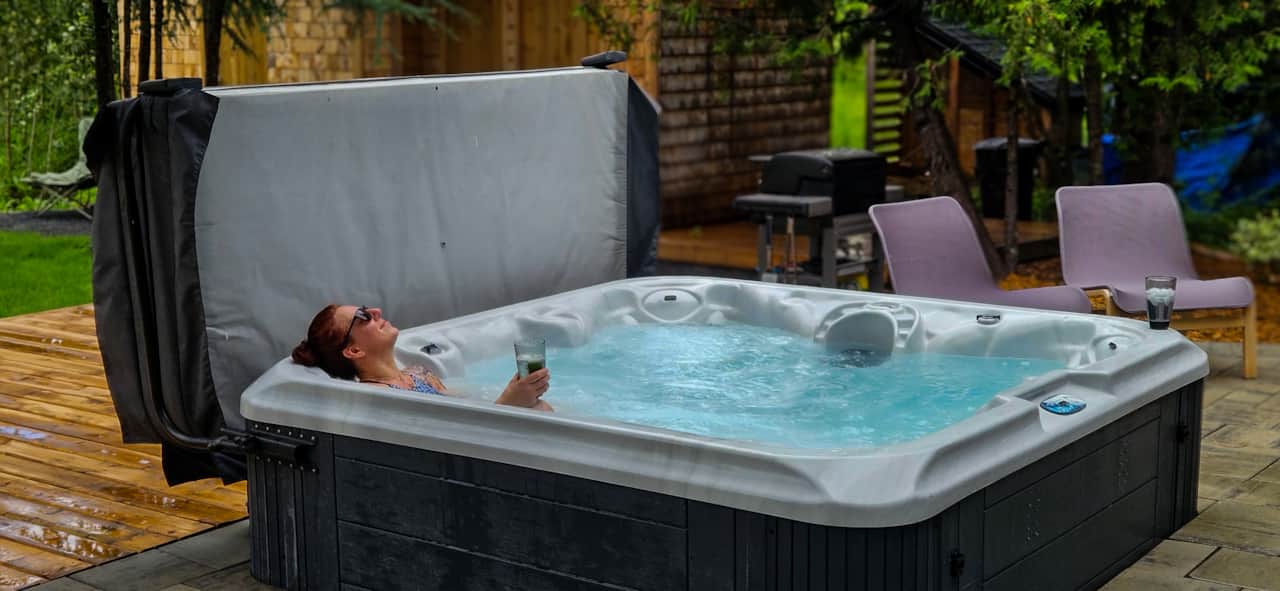 Hot Tub Relaxing 