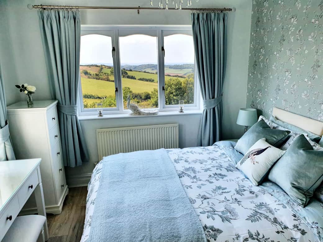 Bedroom 1 can be configured either with king-size bed (as here) or two singles