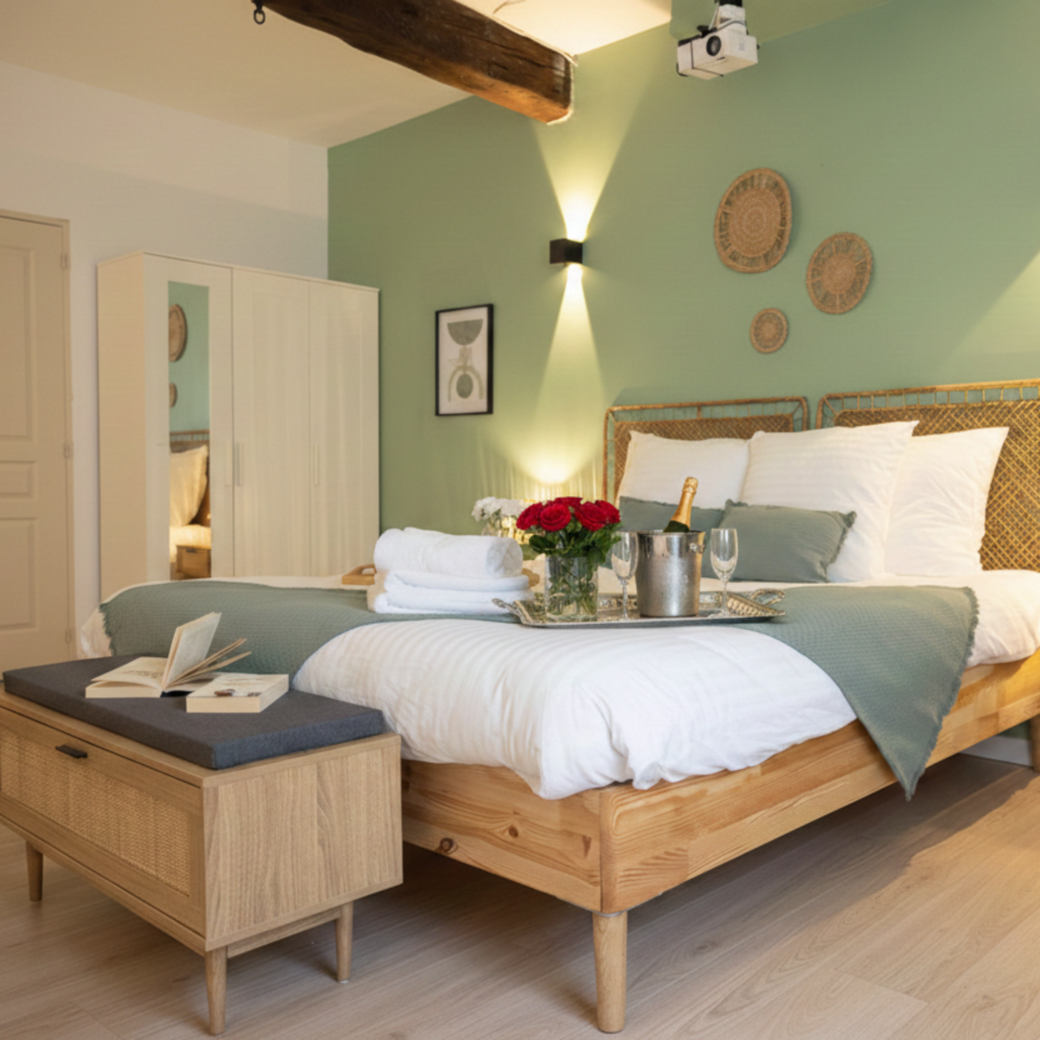 Votre suite vous attend avec son pack romatique (en option)